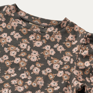 Jersey Dress L/S Eliane -  Raven Anemones