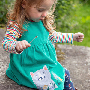 Lily Cord Dress - Iguana/Cat