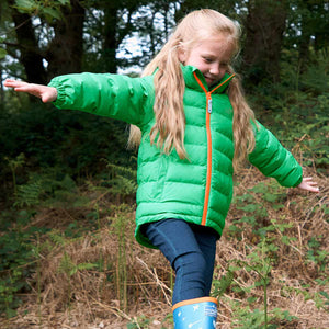 Muddy Puddles Waterproof Puffertech Jacket - Green