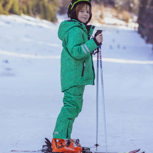 Blizzard Ski Salopettes - Green Constellation