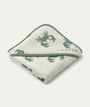 Alba Yarn Dyed Hooded Baby Towel - Crab / Sandy