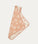 Alba Yarn Dyed Hooded Baby Towel - Peach / Sea Shell