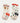 Thumbnail for Annette Socks 2 Pack - Holiday reindeer / Trees sandy mix