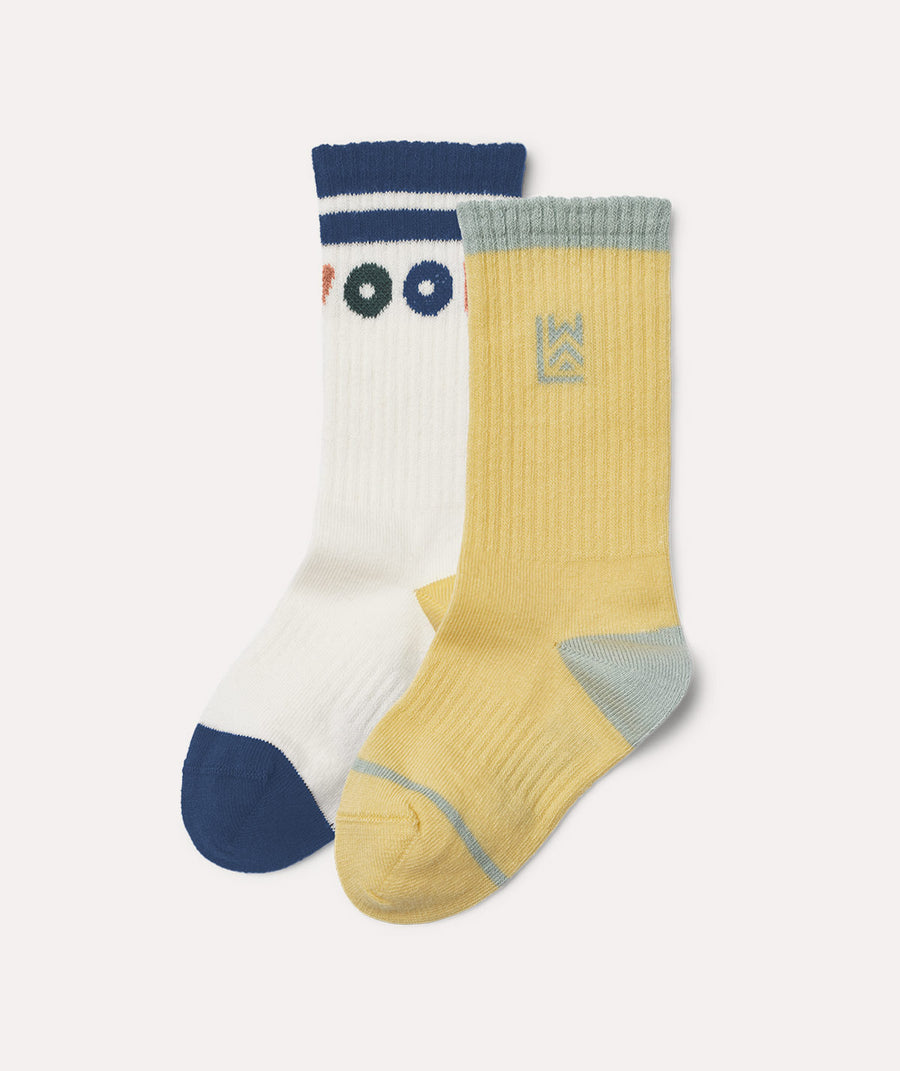 Annette Socks 2 Pack - Lemonade / Creme De La Creme