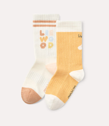 Annette Socks 2 Pack - Light Apricot / Creme De La Creme