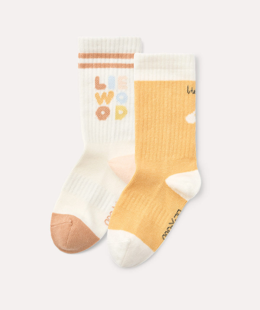 Annette Socks 2 Pack - Light Apricot / Creme De La Creme