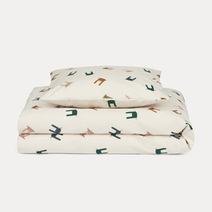Ingeborg Junior Printed Bedding - Bunny / Sandy