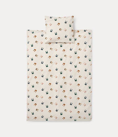 Ingeborg Junior Printed Bedding - Bunny / Sandy