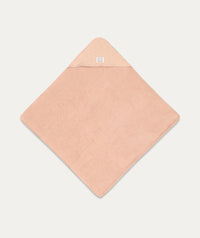 Thumbnail for Muslin/Terry Hooded Towel - Dots Peach Rose