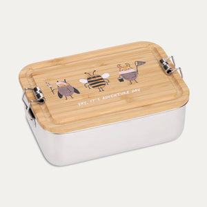 Lunchbox Stainless Steel Bamboo - Nature