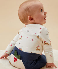 Thumbnail for Ribbed Pudding Jogger - Blue & Navy