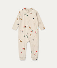 Thumbnail for Birk Printed Pyjamas Jumpsuit - Holiday / Sandy