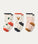 3 Pack Eloy Anti slip Baby Socks - Holiday reindeer / Sandy mix