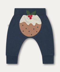 Thumbnail for Ribbed Pudding Jogger - Blue & Navy