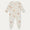 Bear Print Two Way Zip Up Sleepsuit - Honey Bear Print