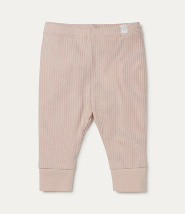 Ribbed Leggings - Ribbed Blush