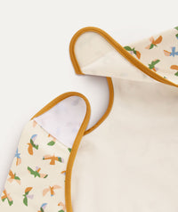 Thumbnail for Recycled Coverall Bib - Bird Print