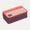 School Triple Pencil Case Unique - Rose Neon-Orange