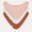 Muslin Terry Bandana Bibs - Powder Pink/Milky/Rust