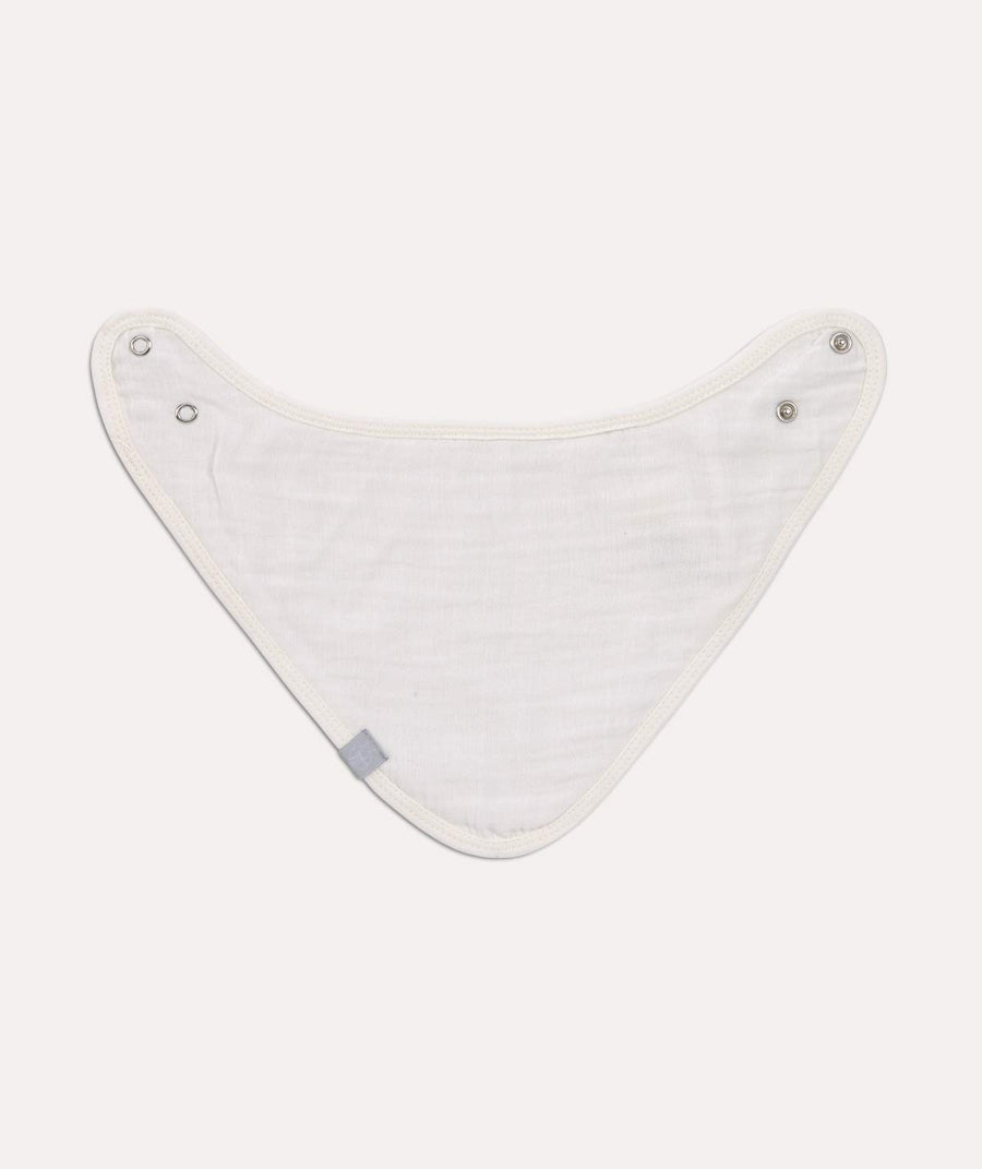 Muslin Terry Bandana Bibs - Powder Pink/Milky/Rust