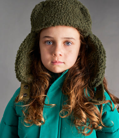 Sherpa Trapper Hat - Pine