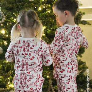 Organic Pyjamas - Festive Forest