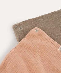 Thumbnail for 2 Pack Double Layer Bandana Bib - Orange