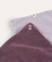 Thumbnail for 2 Pack Double Layer Bandana Bib - Purple