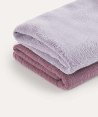 Thumbnail for 2 Pack Double Layer Bandana Bib - Purple