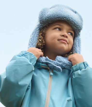 Sherpa Trapper Hat - Cool Blue