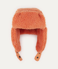 Thumbnail for Sherpa Trapper Hat - Pumpkin