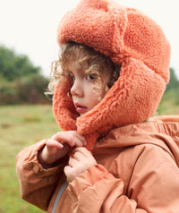 Thumbnail for Sherpa Trapper Hat - Pumpkin