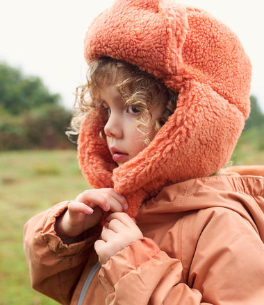 Sherpa Trapper Hat - Pumpkin