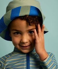 Thumbnail for Recycled Bucket Hat -  Blue Stripe