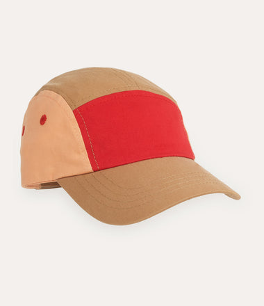 Colour Block Cap - Orange