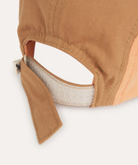 Thumbnail for Colour Block Cap - Orange