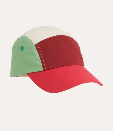 Colour Block Cap - Red