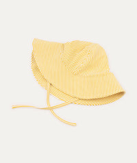 Thumbnail for Floppy Swim Hat -  Yellow Seersucker