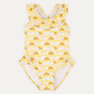 Frill Swimsuit -  Sunshine Print