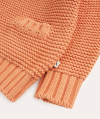 Thumbnail for Garter Stitch Jumper - Papaya