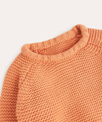 Thumbnail for Garter Stitch Jumper - Papaya