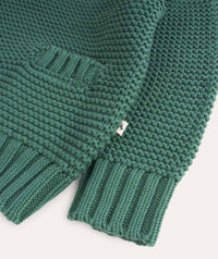 Thumbnail for Garter Stitch Jumper - Evergreen
