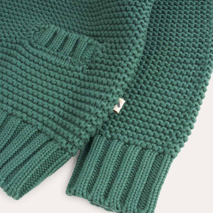 Garter Stitch Jumper - Evergreen