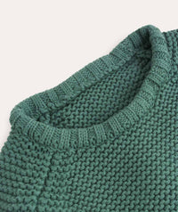 Thumbnail for Garter Stitch Jumper - Evergreen