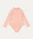 Seersucker Long Sleeve Swimsuit -  Coral Seersucker
