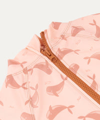 Thumbnail for Recycled Long Sleeve Swimsuit -  Whale Print