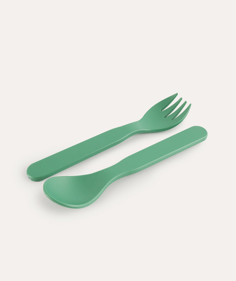 8 Pack Eco Spoons & Forks - Multi