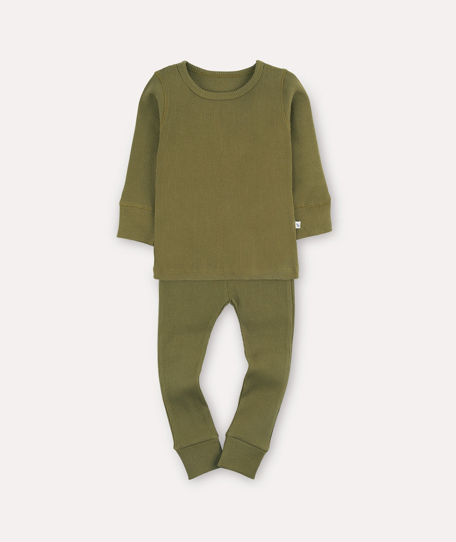 Organic Rib Set - Olive