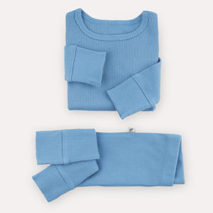 Organic Rib Set - Sea Blue