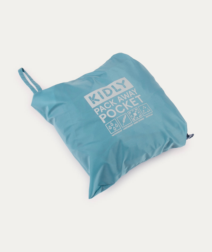 Packaway Rain Suit - Blue  Delphinium